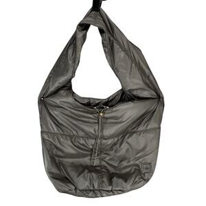 Rainforest‎ Packable Puff Travel Shoulder Bag Gray Water Resistant Handbag Purse
